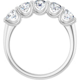 14K White Gold 1 1/2 CTW Natural Diamond Anniversary Band
