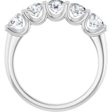 14K White Gold 1 1/2 CTW Natural Diamond Anniversary Band