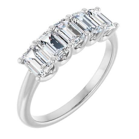Platinum 1 1/2 CTW Lab-Grown Diamond Anniversary Band