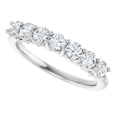14K White Gold 3/4 CTW Lab-Grown Diamond Anniversary Band