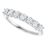 14K White Gold 3/4 CTW Lab-Grown Diamond Anniversary Band
