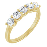 14K Yellow Gold 3/4 CTW Lab-Grown Diamond Anniversary Band