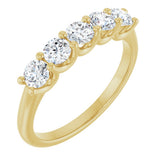 14K Yellow Gold 3/4 CTW Natural Diamond Anniversary Band
