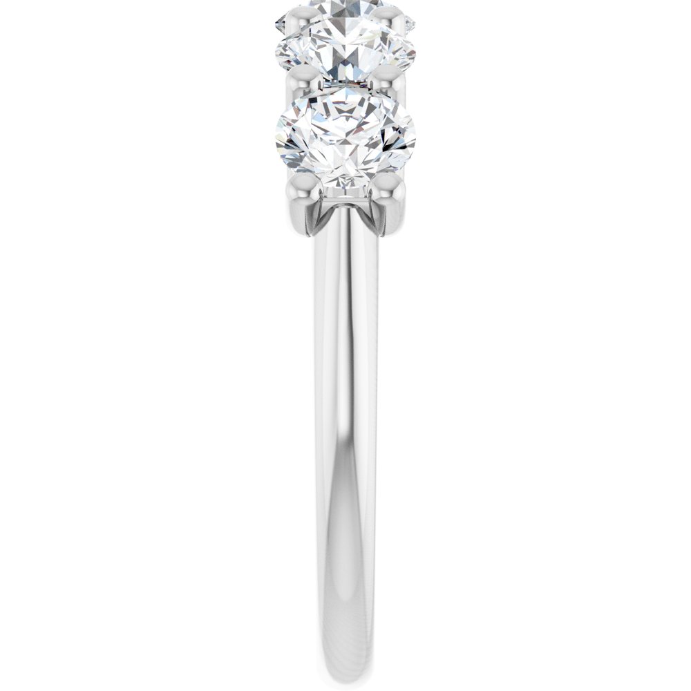 14K White Gold 1 9/10 CTW Lab-Grown Diamond Anniversary Band