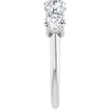 14K White Gold 1 9/10 CTW Lab-Grown Diamond Anniversary Band