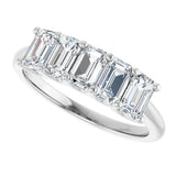 14K White Gold 1 1/2 CTW Lab-Grown Diamond Anniversary Band