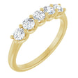 14K Yellow 5/8 CTW Lab-Grown Diamond Anniversary Band