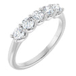 14K White Gold 5/8 CTW Lab-Grown Diamond Anniversary Band