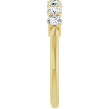 14K Yellow Gold 3/4 CTW Lab-Grown Diamond Anniversary Band