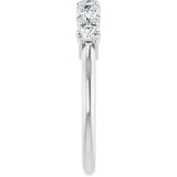14K White Gold 3/4 CTW Lab-Grown Diamond Anniversary Band