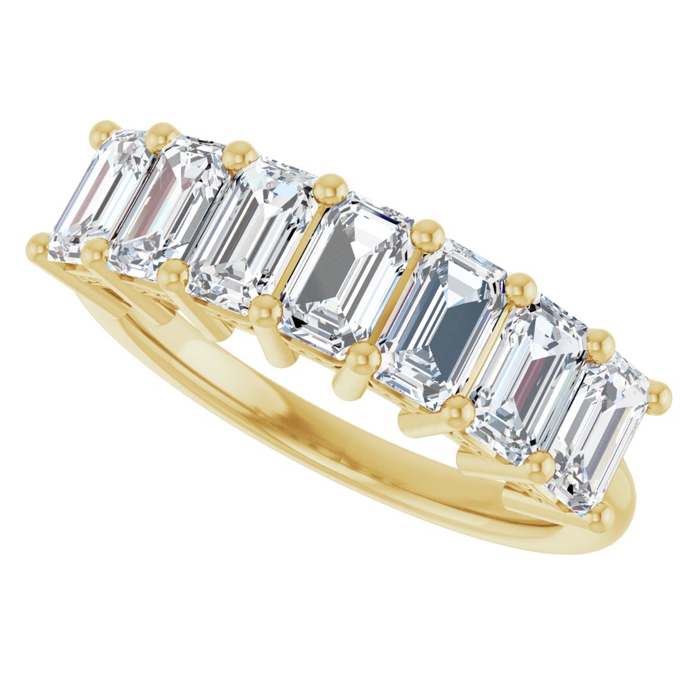 14K Yellow Gold 2 1/6 CTW Lab-Grown Diamond Anniversary Band