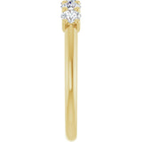 14K Yellow Gold 5/8 CTW Lab-Grown Diamond Anniversary Band