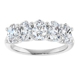 14K White Gold 2 CTW Lab-Grown Diamond Anniversary Band