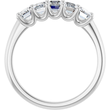 14K White Gold 1 1/2 CTW Lab-Grown Diamond Anniversary Band