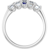 14K White Gold 1 1/2 CTW Lab-Grown Diamond Anniversary Band