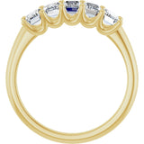 14K Yellow Gold 1 1/2 CTW Lab-Grown Diamond Anniversary Band