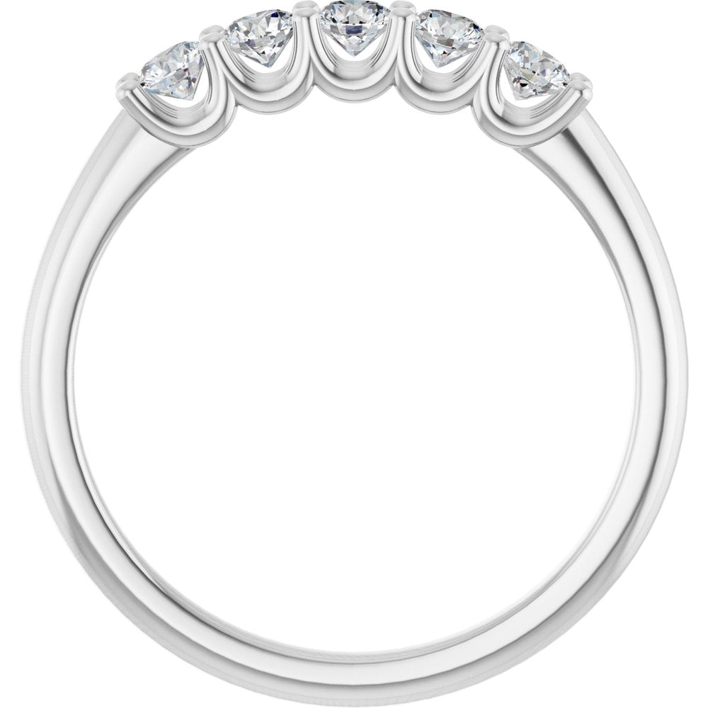 14K White Gold 1/3 CTW Lab-Grown Diamond Anniversary Band