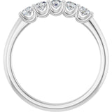 14K White Gold 1/3 CTW Lab-Grown Diamond Anniversary Band