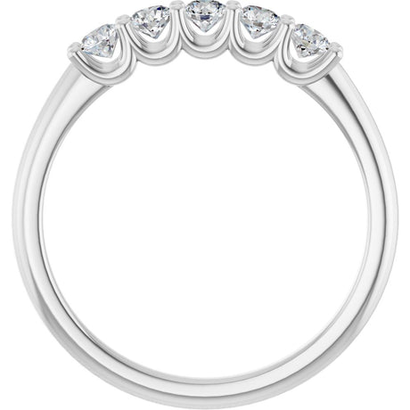 14K White Gold 1/3 CTW Lab-Grown Diamond Anniversary Band