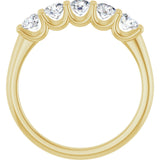 14K Yellow Gold 3/4 CTW Lab-Grown Diamond Anniversary Band