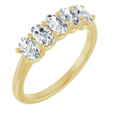 14K Yellow Gold 1 CTW Lab-Grown Diamond Anniversary Band