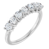 14K White Gold 3/4 CTW Lab-Grown Diamond Anniversary Band