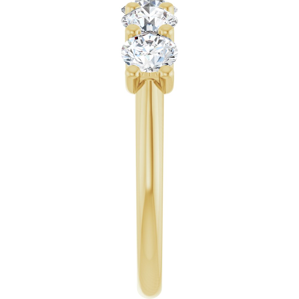 14K Yellow Gold 1 1/2 CTW Natural Diamond Anniversary Band