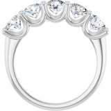 14K White Gold 1 9/10 CTW Lab-Grown Diamond Anniversary Band