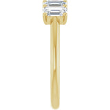 14K Yellow Gold 1 1/2 CTW Lab-Grown Diamond Anniversary Band
