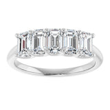 Platinum 1 1/2 CTW Lab-Grown Diamond Anniversary Band