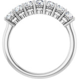 14K White Gold 3/4 CTW Lab-Grown Diamond Anniversary Band