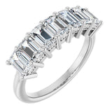 14K White Gold 2 1/6 CTW Lab-Grown Diamond Anniversary Band