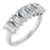 14K White Gold 2 1/6 CTW Lab-Grown Diamond Anniversary Band
