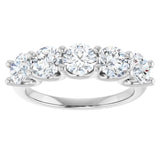 14K White Gold 1 9/10 CTW Lab-Grown Diamond Anniversary Band