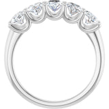 14K White Gold 2 CTW Lab-Grown Diamond Anniversary Band