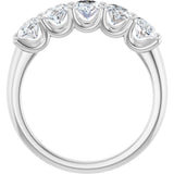 14K White Gold 2 CTW Lab-Grown Diamond Anniversary Band