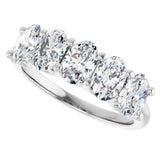 14K White Gold 2 CTW Lab-Grown Diamond Anniversary Band
