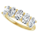 14K Yellow Gold 2 CTW Lab-Grown Diamond Anniversary Band