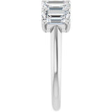 14K White Gold 3 CTW Lab-Grown Diamond Anniversary Band