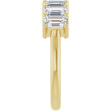 14K Yellow Gold 2 1/6 CTW Lab-Grown Diamond Anniversary Band