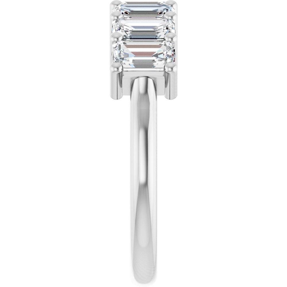 14K White Gold 2 1/6 CTW Lab-Grown Diamond Anniversary Band