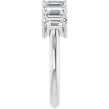 14K White Gold 2 1/6 CTW Lab-Grown Diamond Anniversary Band