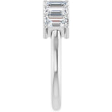 14K White Gold 2 1/6 CTW Lab-Grown Diamond Anniversary Band