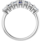 14K White Gold 2 1/2 CTW Natural Diamond Anniversary Band