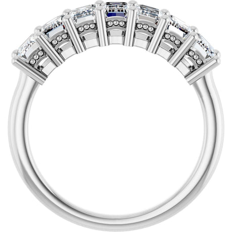 14K White Gold 2 1/6 CTW Lab-Grown Diamond Anniversary Band