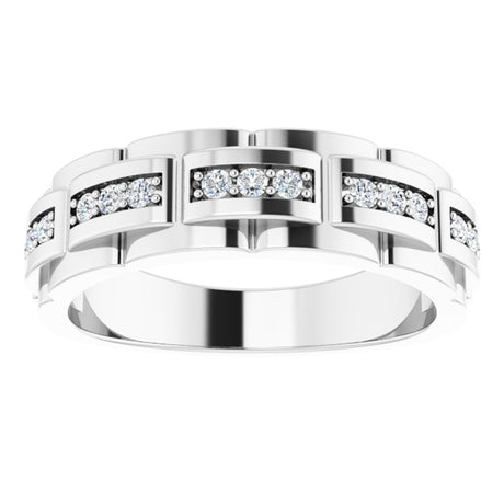 14K White Gold 1/4 CTW  Natural Diamond Ring