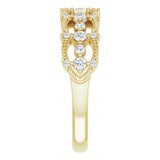 14K Yellow 1/3 CTW Natural Diamond Ring