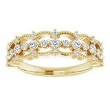 14K Yellow 1/3 CTW Natural Diamond Ring