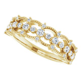 14K Yellow 1/3 CTW Natural Diamond Ring