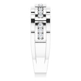 14K White Gold 1/4 CTW  Natural Diamond Ring